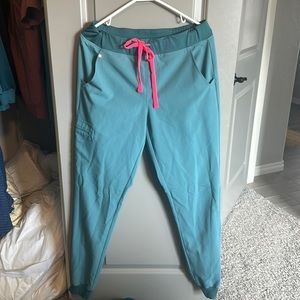 Highly sought after figs sea foam jogger pants!!